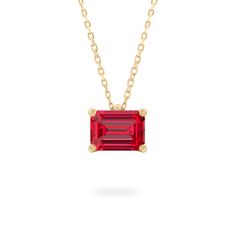 This Ruby necklace features a stunning lab-created ruby and is offered in five classic shapes and three stunning sizes. Luxury Classic Lab-created Ruby Jewelry, Pear Shapes, Wedding Band Designs, Solitaire Necklace, Diamond Guide, Radiant Cut Diamond, Ruby Necklace, Solitaire Necklaces, Matching Jewelry