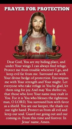 the message from jesus to his mother, who is holding two candles in her hand