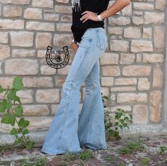 Western Full-length Fall Bottoms, Western Style Full Length Bottoms For Fall, Western Fitted Flare Jeans For Rodeo, Cowgirl Closet, Fringe Shirt, Go Big Or Go Home, Train Gifts, Crazy Train, Green Jeans