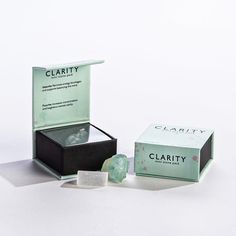 Clarity Mini Stone Pack - Polynesian Cultural Center Clearing Energy, Salt Box, Meditation Stones, Heart And Mind, Energy Crystals, How To Increase Energy, Custom Boxes, Stone Settings, The Mind