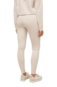 Cut from an exceptionally soft, stretchy ponte knit that holds its shape all day, these ubercomfy leggings aren't just for the weekend. 27" inseam; 8 1/2" leg opening; 10" front rise; 14" back rise (size Medium) Drawstring waist Front patch pockets 59% viscose, 34% nylon, 7% elastane Machine wash, tumble dry Imported Pumice Stone, Hijabi Fashion, Pocket Leggings, Drawstring Waist, The Weekend, Patch Pocket, Nordstrom, Size Medium, Leggings