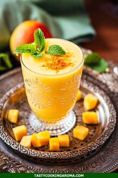 Super Refreshing Mango Lassi Mocktail Recipe Bbq Side Dish Recipes, Indian Mango, Campfire Desserts