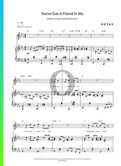 you've got a friend in me sheet music