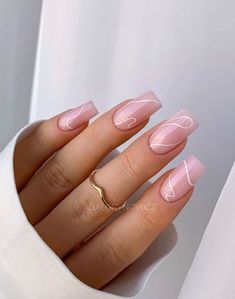 Looking for simple and trendy nails? This list of line art and geometric nails are great for those looking for minimal nails and classy design ideas. There’s gel nails in all shapes including coffin, square, short, long, almond, and more as well as nude, white, pink, blue, colourful, and classic. These line designs are great for spring nails as well as summer, fall, and winter in 2023!