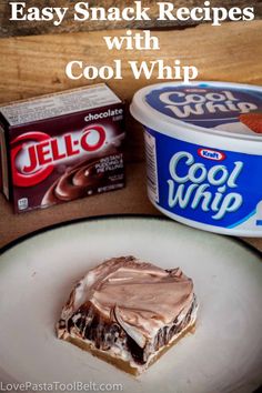 easy snack recipe with cool whip ice cream