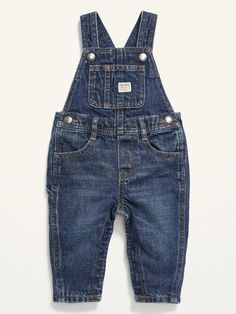 Unisex Workwear Jean Overalls for Baby | Old Navy Overalls Outfit Boys, Boy Overall Outfits, Pink Boy, Blue Jean Overalls, Overalls Blue, Farm Kids, Workwear Jeans, Baby Jeans, Baby Overalls