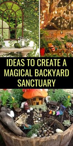 Magical Backyard, Easy Backyard Diy, Backyard Sanctuary, Backyard Paradise, Diy Backyard Landscaping, Backyard Diy Projects, Backyard Inspo, 15 Diy