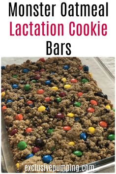 This monster oatmeal lactation cookie recipe is easy to make (one bowl!), delicious, and your whole family will love it. These lactation cookies have three ingredients to boost your milk supply and help you pump more breastmilk. Click to make it or pin for later! #lactation #cookie #recipe Lactation Bars, Lactation Cookie Recipe, Breastfeeding Cookies, Lactation Cookie, Lactation Cookies Recipe, Breastfeeding Snacks, Breastfeeding Foods, Lactation Recipes, Lactation Cookies