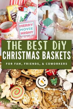 the best diy christmas baskets for fam, friends and coworkers