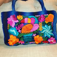 Multicolored, Authentic, Straight From Mexico But Never Used Purse/Bag. Blue Embroidered Bag For Daily Use, Embroidered Blue Bag, Embroidered Blue Shoulder Bag For Everyday Use, Blue Embroidered Bag For Everyday Use, Blue Embroidered Bags For Everyday Use, Everyday Blue Embroidered Bags, Blue Embroidered Shoulder Bag For Everyday Use, Everyday Blue Embroidered Shoulder Bag, Embroidered Blue Crossbody Bag