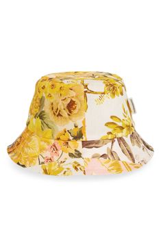 A topstitched brim and ventilated crown keep you shaded and comfy in this cotton-canvas bucket hat featuring a print from the Summer Swim 2024 collection. 100% cotton Machine wash, line dry Imported Swim 2024, Hat Patches, Women's Headwear, Summer Swim, 2024 Collection, Knit Cotton, Toddler Dress, Mother Of The Bride Dresses, Mother Of The Bride