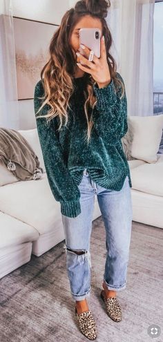 Pakaian Hipster, Looks Hippie, Pullover Outfit, Hipster Outfits, Legging Outfits, Cute Winter Outfits, Thanksgiving Outfit