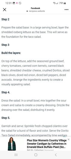 the menu for an app showing how to use it