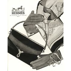 1956 French Hermes Advertisement Print-Handbag Glove, Scarf, Riding Stirrup,-Matted | Chairish Hermes By Jean Paul Gaultier, French Advertisement, Hermes Sellier, Brand Extension, Vintage Hermes Bag, Scarf Bracelet, Desain Editorial, French Magazine, Hermes Kelly Bag