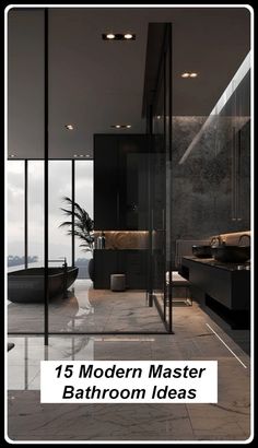 Discover chic Modern Master Bathroom Ideas to create your dream sanctuary. Find inspiration for a sleek, functional, and stylish retreat!