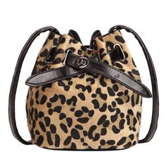 Item Type: Handbags Closure Type: Zipper Lining Material: Polyester Gender: Women Handbags Type: Shoulder Bags Number of Handles/Straps: Single Style: Fashion Decoration: None Main Material: Velour Shape: Bucket Pattern Type: Solid Type: Chest Bags Leopard Print Accessories, Leopard Print Handbags, Leopard Purse, Fall And Winter Fashion, Straw Tote Bag, Mini Bucket Bags, Drawstring Bucket Bag, Mini Bucket, Rattan Bag