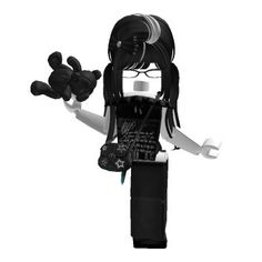 a lego person with black hair and glasses holding an object in one hand while standing on a white background