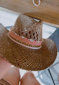 Coastal Hats, Decorating Cowgirl Hats, Coastal Cowboy Hat, Cute Straw Cowgirl Hat, Costal Cowboy Hat, Costal Cowboy Hats