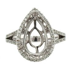 This Listing Includes A Ring Semi Mount Per Package Product Number:SMBIG34755 Center Stone Shape:Pear Shape Mount dimensions:14x8 mm Metal Type:14k Gold Metal Purity:14 Metal Weight:4.214 gm Diamond Weight:0.28 Diamond Color:G-h Diamond Clarity:Si2 # of diamonds:66 Style number:RSP010/A35 Ring Size:6.5 Number of Pieces:1 All styles can be made in Yellow Gold, White Gold, or Rose Gold within 6 WEEKS BESTINGEMS IS NOT LIABLE FOR INTERNATIONAL TAXES, TARIFFS, DUTIES, OR INTERNATIONALLY LOST PACKAGE White Gold Teardrop Halo Ring, Teardrop Halo White Gold Rings, Pear-shaped White Gold Ring With Halo Design, White Gold Pear-shaped Halo Jewelry, Pear-shaped White Gold Rings With Diamond Cut, Pear-shaped Halo White Gold Jewelry, White Gold Pear-shaped Jewelry With Halo Setting, Pear-shaped White Gold Diamond Ring With Prong Setting, Pear-shaped White Gold Jewelry With Halo Setting