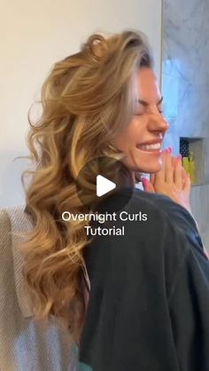 Haircare & Selfcare on Instagram: "If you’ve tried overnight curls and didn’t like the results OR couldn’t sleep due to discomfort, try this!! Im using the @Heatless Hair curling ribbon
🤍This heatless curling l put in my Storefront

#blowout #hair  #heatlesscurls" Hair Curlers Overnight, Hair Rollers Tutorial, Easy Curled Hairstyles, Heartless Curls, Curly Hair Overnight, Large Curls, Overnight Curls, Overnight Hairstyles