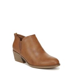 A versatile, Western-inspired slip-on bootie that goes with everything. Water Movement, Short Ankle Boots, Recyclable Materials, Winter Shoes For Women, Honey Brown, Comfortable Boots, Pointed Toe Heels, Winter Boots Women, Ankle Bootie