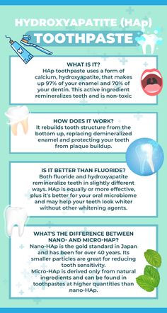 Hydroxyapatite Toothpaste: What It Is, Benefits, & Best Brands - Ask the Dentist | Heal cavities, Best toothpaste for cavities, Remineralizing toothpaste #Bentonite_Clay_For_Teeth #Remineralize_Teeth_Heal_Cavities #Hydroxyapatite_Toothpaste #Remineralize_Teeth Remineralize Teeth Heal Cavities, Hydroxyapatite Toothpaste, Remineralize Teeth, Homemade Mouthwash, Toothpaste Brands, Best Toothpaste, Heal Cavities, Folk Medicine