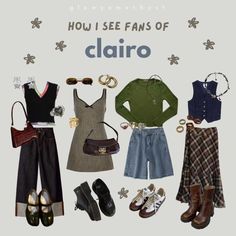 Claire Concert Outfit, Clairo Outfits Aesthetic, Clairo Concert Outfits Ideas, Clairo Aesthetic Outfits, Clairo Concert Outfits, Six The Musical Inspired Outfits