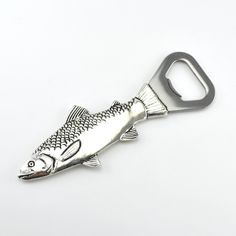 Pewter Fish Bottle Opener Fish Bottle, Mermaid Ornament, Unique Gift Items, Metal Bottles, Steel Bottle, Shell Jewelry, Tahitian Pearls, Sea Glass Jewelry, Nova Scotia