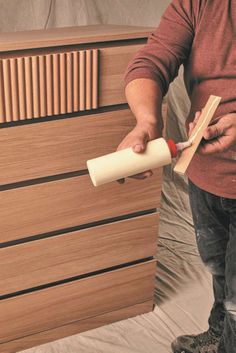 Fluted Furniture, Ikea Deco, Hack Ikea, Furniture Small Spaces, Ikea Malm, Crafts Room, Pallet Furniture Bedroom