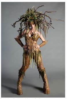 The Goblin Ball: Ember Rule www.TheGoblinBall.com Saturday 14nd June 2014 - Tickets now selling... Mother Nature http://www.erickbech.com/ Tree Headdress, Forest Goddess Costume, Forest Spirit Costume, Goblin Costume, Mother Earth Costume, Dryad Costume, Mode Steampunk