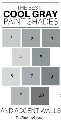 the best gray paint shades and accent walls