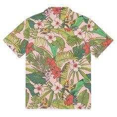 Add a little Aloha to your summer style with this Men's Button-Up Hawaiian Shirt. Made from a combination of recycled and traditional polyester, this shirt is both stylish and eco-friendly. The featherlight, moisture-wicking material will keep you cool and comfortable even on the hottest island days. Don't miss out on this must-have shirt for your beach, cruise and resort adventures.• Fabric weight: 2.95 oz• Breathable and moisture-wicking material• Regular fit• UPF50+ protection Size guide CHES Affordable Hawaiian Style Short Sleeve T-shirt, Hawaiian Clothes, Swim Leggings, Vintage Aloha, Vintage Tropical, Beach Cruise, Perfect Leggings, Long Sleeve Swimsuit, Vintage Hawaiian Shirts