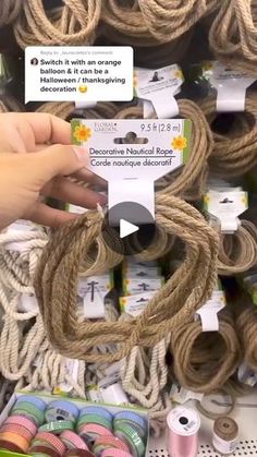 someone is trying to find the right type of cord for their crafting project in this video