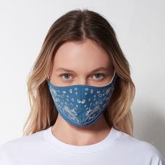 Nwt Mavi Face Mask "Each Reusable, Non-Medical Mask Is Made With A Double-Layer Of 100% Cotton Fabric That Has Been Pre-Washed For A Soft Feel And Fit. Each Mask Comes Individually Packed For Safety." S/M: 5.1" H (Nose To Chin) X 9.5"W Comfortable, Elastic Ear Loops Secure Masks In Place Prewashed 100% Cotton* Fabric Gives A Soft Feel Special Stitching To Ensure Secure Fit Around The Nose Lightweight & Breathable Machine Washable Non-Medical Grade And Not Fda-Approved Casual Blue Bandana For Summer, Blue Bandana For Beach And Summer, Blue Bandana For Beach And Spring Season, Summer Beach Blue Bandana, Blue One-size Bandana For Summer, Blue Bandana For Summer, Blue Summer Bandana, Summer Blue Bandana, Adjustable Blue Cotton Bandana