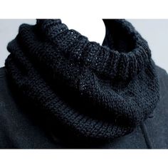 Hand Knit Mens Black Cowl Scarf, Unisex Scarf, Hand Knit Neck Warmer by beadedwire on Etsy Yoga Mat Bag Pattern, Crochet Ruffle Scarf, Knit Neck Warmer, Cowl Neck Scarf, Knitted Cowl Scarves, Big Scarf, Crochet Ruffle, Custom Crochet, Cowl Scarf