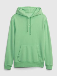 Soft cotton-blend hoodie.  Hooded neckline with drawcords.  Long sleeves with banded cuffs.  Mini Gap arch logo at front.  Banded hem.  Straight silhouette with a relaxed fit.  Hits at the hip. Harper Zilmer, Gap Logo, Arch Logo, Christmas Board, Mini Logo, Mini Logos, Cute Preppy Outfits, Birthday Wishlist, Preppy Outfits