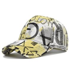 You will find that this baseball cap is a high quality, stylish cap made with high quality materials and is designed to be stylish and comfortable. Do you wanahavit? Hats Trendy, Painted Sun, Retro Letters, Fashion Caps, Stylish Caps, Snapback Caps, Hip Hop Hat, Fashion Cap, Graffiti Prints