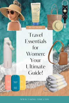 [Ad] Are You Ready For The Best Summer Vacation Of Your Life?  Dive Into This Ultimate List Of Travel Essentials For Women, With All The Travel Hacks And Essentials To Help Make Your Next Journey A Breeze!  From Travel Backpacks To Airplane Essentials, We've Got You Covered!  What Essentials Do You Bring? What Travel Hacks Did I Miss? Let Me Know In The Comments!  #Summer #Travelessentials #Travelessentialsforwomen #besttravelessentialsforwomen Plane Tips, Travel Backpack Essentials, Best Summer Vacations, Backpacking Essentials, Lists Ideas, How To Pop Ears, Best Travel Backpack, Airplane Car, Backpack Essentials