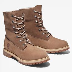 Women's Timberland Authentics Waterproof Roll-Top Boot Timberland Boots Women, Timberland Waterproof, Timberlands Shoes, Timberlands Women, Roll Top, Timberland Boots, Brown Boots, Winter Boots, Shoe Brands