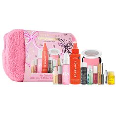 What it is: A 12 piece curated set of bestselling Makeup and Skincare must haves including cult favorites from Sol De Janiero, Rare Beauty, Olaplex and Paul'a Choice.    What Else You Need to Know: Give the gift of holy-grail discovery with this makeup must-haves collection. This assortment is perfectly curated with 12 makeup, skincare, and hair bestsellers, including five full-size products, three deluxe, and four minis. This Set Contains: - 0.13 oz / 3.8 g - Glossier Boy Brow Volumizing Eyebrow Gel-Pomade in clear (full size) - 4 mL / 0.13 fl oz - MILK MAKEUP Hydro Grip Hydrating Makeup Primer with Hyaluronic Acid + Niacinamide (deluxe size) - 5 g / 0.17 oz - MAKEUP BY MARIO Soft Pop Plumping Blush Veil in Pinch Me Pink, pale pink (full size) - 30 mL / 1 fl oz - Sol de Janeiro Brazilian Sephora Sets Gift, Sephora Gift Sets 2024, Sephora Christmas Gift Sets, Sephora Favorites Sets 2024, Stuff To Get At Sephora, Sephora Favorites Sets, Must Haves From Sephora, Sephora Gifts, Sephora Sets