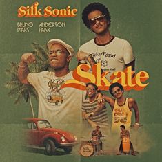 a movie poster for skate starring two men