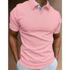 Season:Summer; Fabric:Polyester; Sleeve Length:Short Sleeve; Look After Me:Wet and Dry Cleaning,Washable; Gender:Men's; Style:Comfortable,Fashion,Basic; Elasticity:Micro-elastic; Tops Type:Golf Shirt,Polo Shirt; Occasion:Holiday,Sports,Casual; Fit Type:Regular Fit; Pattern:Plain,Solid Color; Design:Button; Neckline:Lapel; Listing Date:06/28/2023; Bust:; Length:; Shoulder Width: Green Polo Shirt, Color Plain, Basic Fashion, Green Polo Shirts, Green Polo, Polo Classic, Style Comfortable, Fashion Comfortable, Style Basic