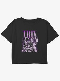 60% Cotton  40% PolyesterWash cold; dry lowImportedListed in youth sizes Winx Club T Shirts, Boxy Fit Graphic Tee Cropped T-shirt, Trendy Boxy Fit Cropped T-shirt With Graphic Print, Crop T Shirt, Winx Club, Marvel Spiderman, Crop Tshirt, Sweatshirts, T Shirt