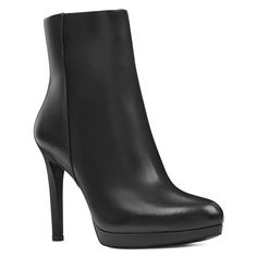 Quanette Platform Booties Dress Booties, Womens Black Booties, Nine West Shoes, Shoes Booties, Black Booties, Discount Shoes, Platform Heels, Shoe Sale, Ankle Booties