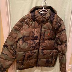 Super Light Packable Super Warm Never Worn Nwt And Much Lower Then Mrsp Ralph Lauren Green, Lauren Green, Jacket With Hood, Waterproof Jacket, Green Brown, Polo By Ralph Lauren, Green And Brown, Men's Polo, Hooded Jacket