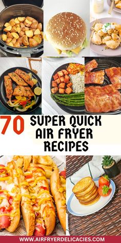 quick air fryer recipes for kids, dinners and side dishes. Air Fryer Recipes For Lunch, Quick Easy Lunch Ideas Air Fryer, Powerxl Air Fryer Recipes, Ninja Xl Air Fryer Recipes, Lunch Ideas Air Fryer, Quick Air Fryer Dinner, Air Fryer Snack Recipes, Easy Healthy Air Fryer Recipes, Air Fryer Recipes Asian