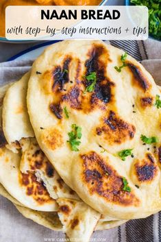 naan bread with step by step instructions and tips