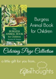 the burges animal book for children's coloring page collection is on sale