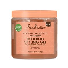 Coconut & Hibiscus Defining Styling Gel SheaMoisture Coconut & Hibiscus Defining Styling Gel  |  Sally Beauty Shea Moisture Coconut, Gel Curly Hair, Coconut Hibiscus, Flaxseed Gel, Face Tips, Wash N Go, Shea Moisture, Thick Curly Hair, Braid Out