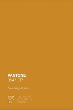 pantone's color bridge coated paper is shown in this orange and yellow background